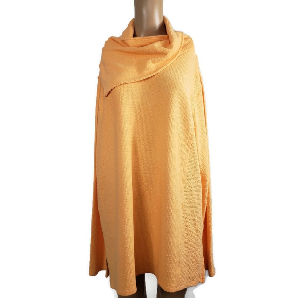 Soft surroundings cowl neck long sweater size L